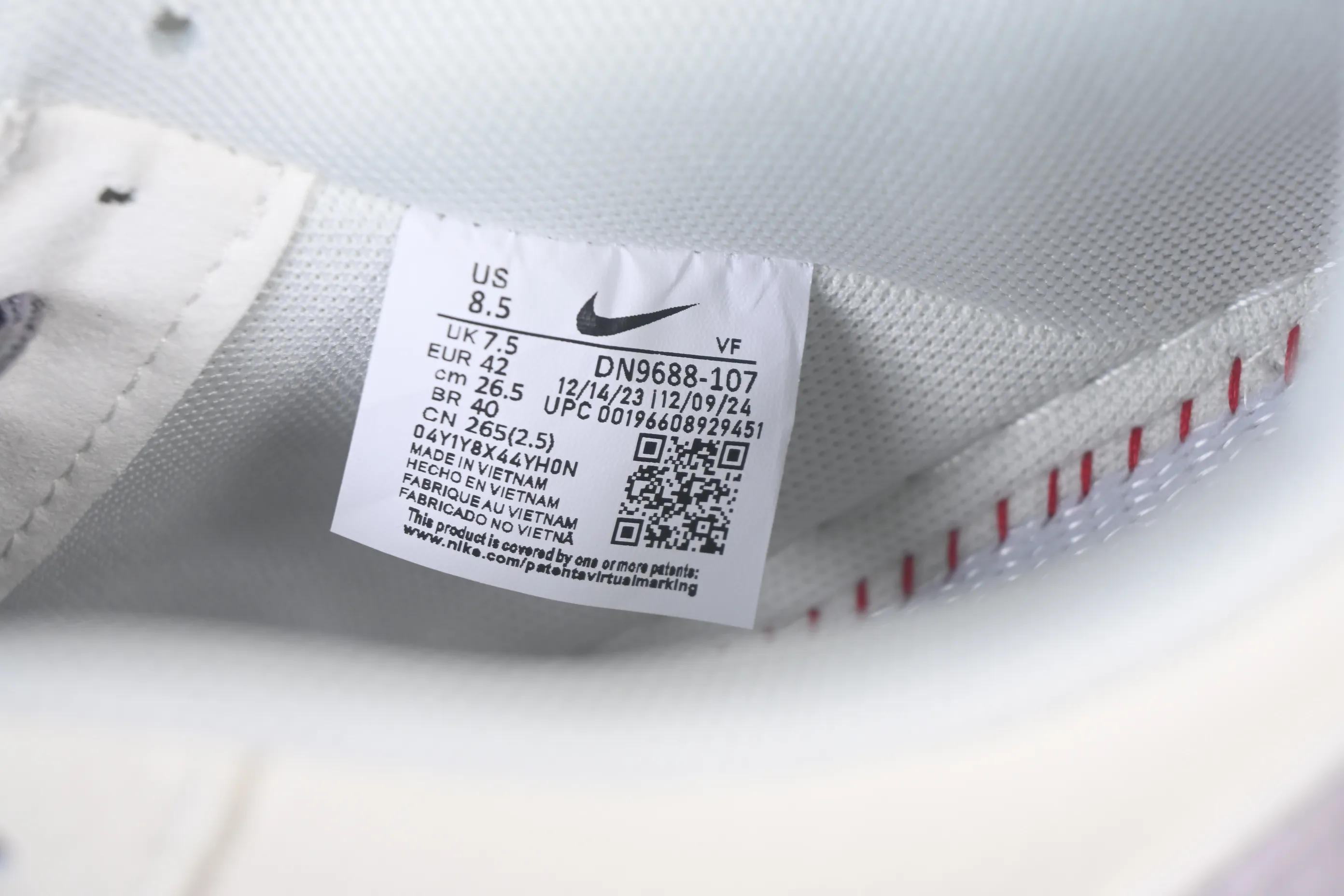 All categories Nk Air Force 1 Air Force series Nk Air Force 1 Low Air Force low-top Nike Air Force 1'07 Low off-white matt gray Air Force 1 low-top casual sneakers DN9688-107